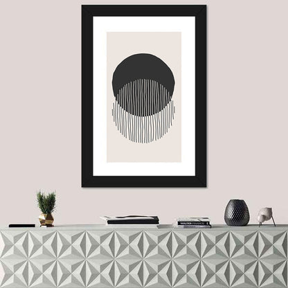 Moon Eclipse Minimalist Wall Art