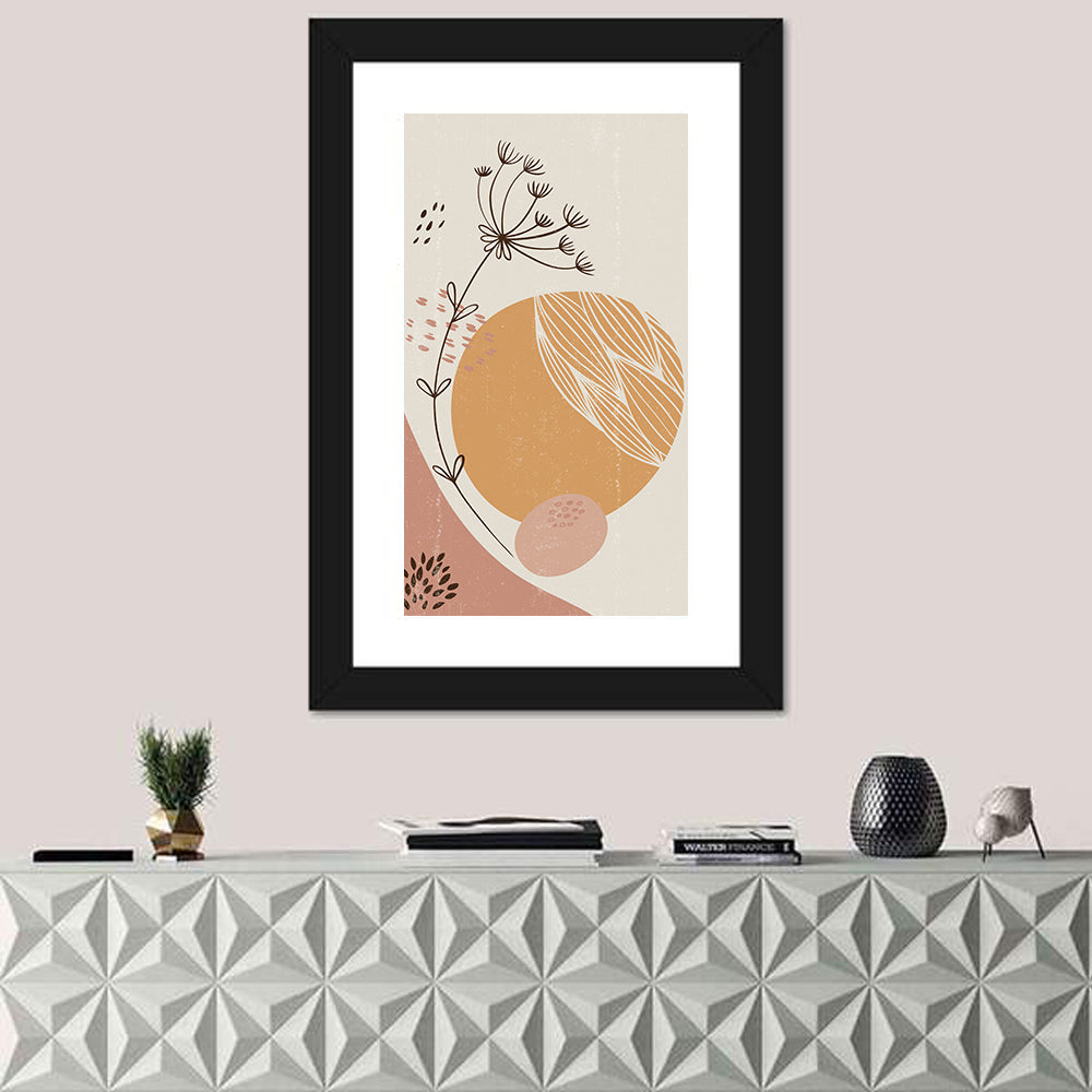 Floral Bohemian Minimalist Wall Art