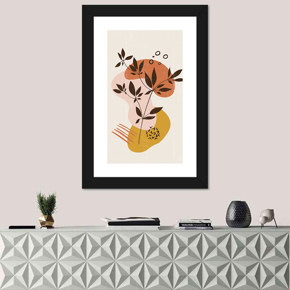 Mid-century Botanical Minimalist Wall Art
