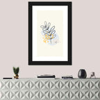 Falling Leaves Illustration Wall Art