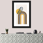 Boho Concentric Sun Arch Wall Art