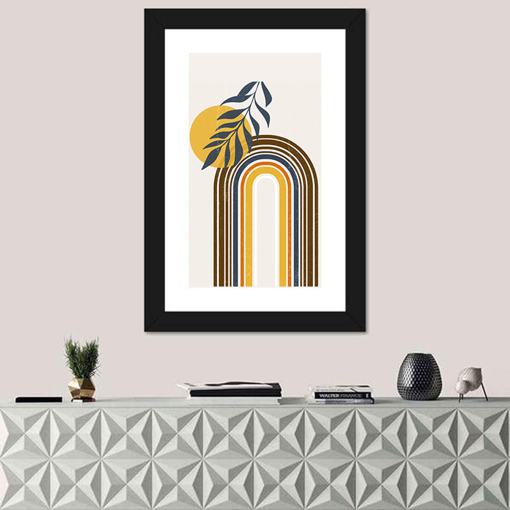 Boho Concentric Sun Arch Wall Art