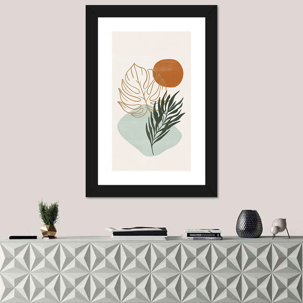 Botanical Leaves Minimalist Wall Art