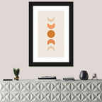 Minimalist Moon Phases Wall Art