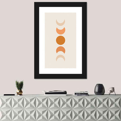 Moon Phases Minimalist Wall Art