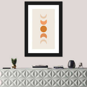 Moon Phases Minimalist Wall Art