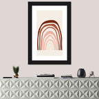 Muted Rainbow Arches Wall Art