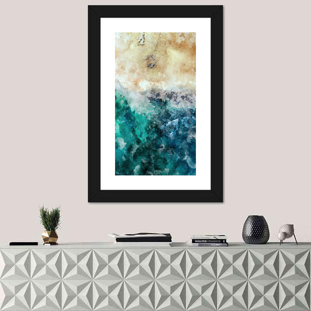 Aerial Beach Abstract Wall Art