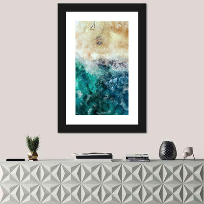 Aerial Beach Abstract Wall Art