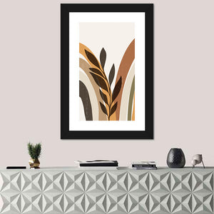 Tropical Boho Leaves Minimalist Wall Art