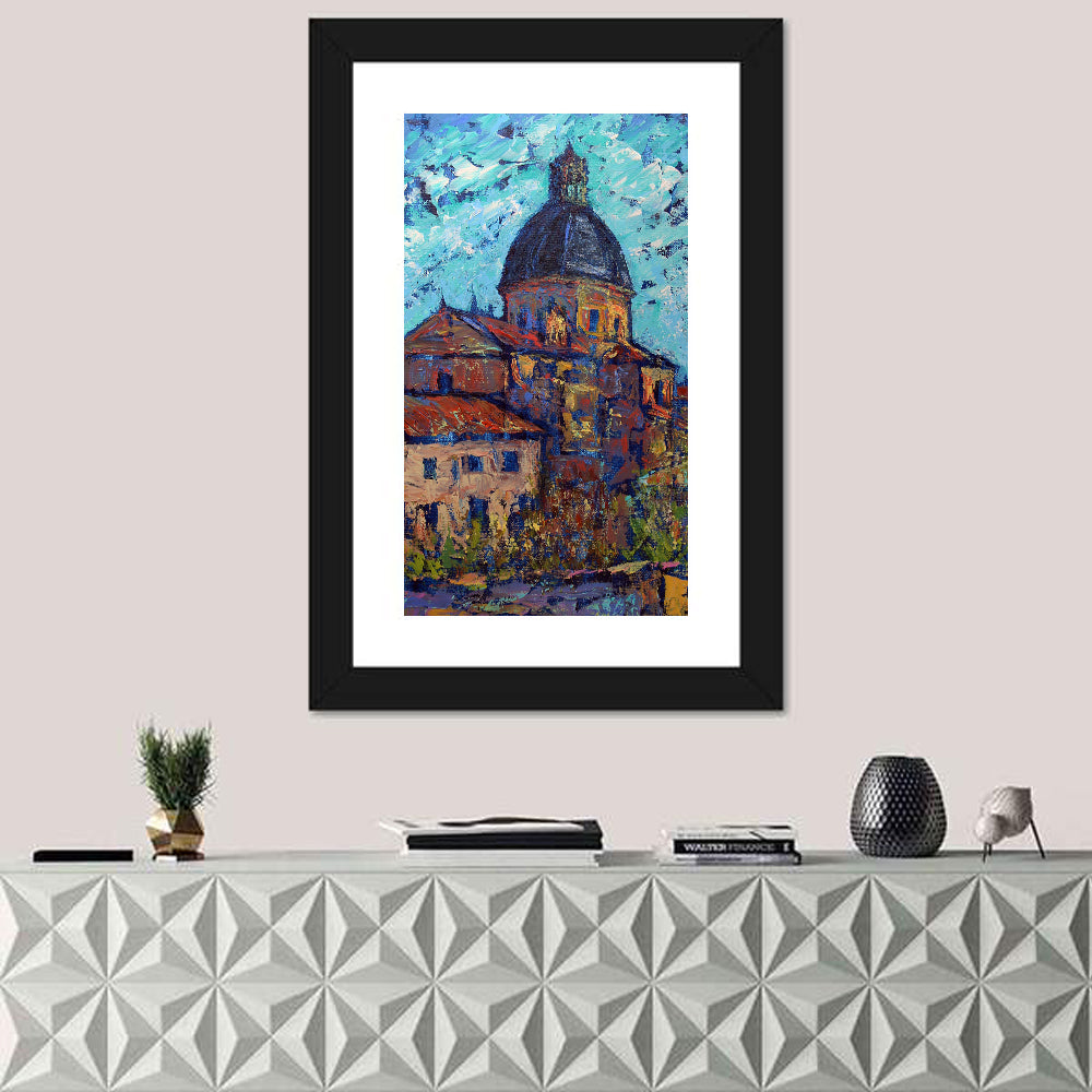Salamanca Cathedral Dome Study Wall Art