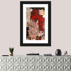Splash of Red Abstract Wall Art
