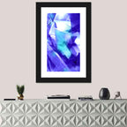 Icy Geometric Shards Wall Art