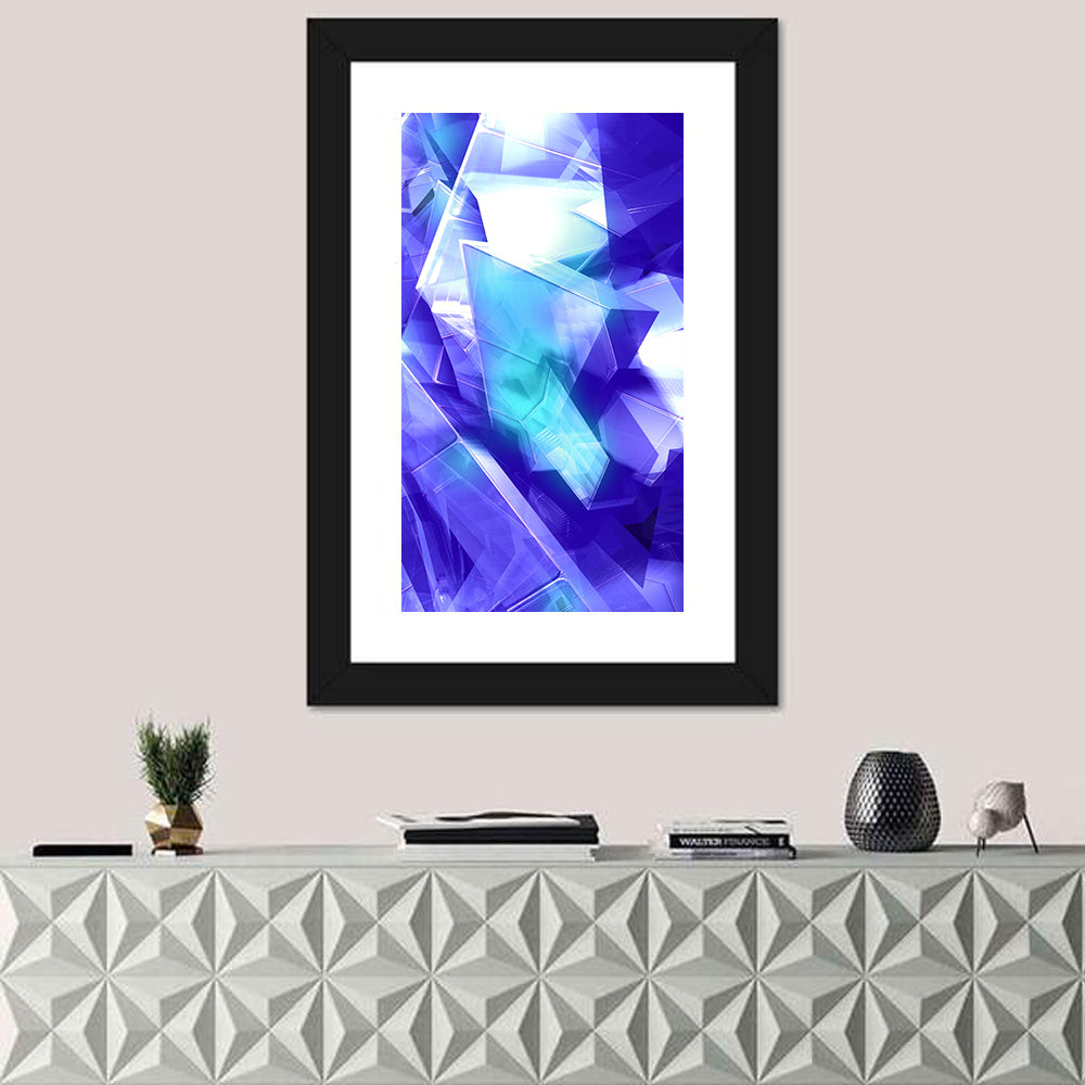 Ice Blocks Abstract Wall Art