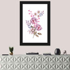 Lavender Watercolor Bouquet Wall Art