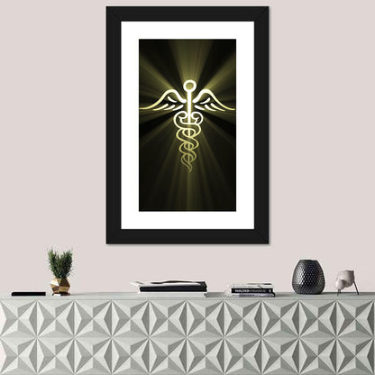 Medical Corps Caduceus Emblem Wall Art