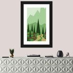 Winding Forest Path Wall Art