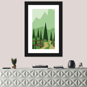 Rough Mountains Road Wall Art