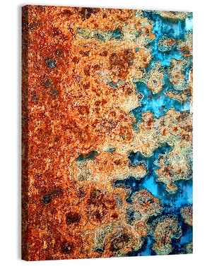 Rust Steel Abstract Pattern Wall Art