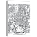 Washington D.c. Map Wall Art