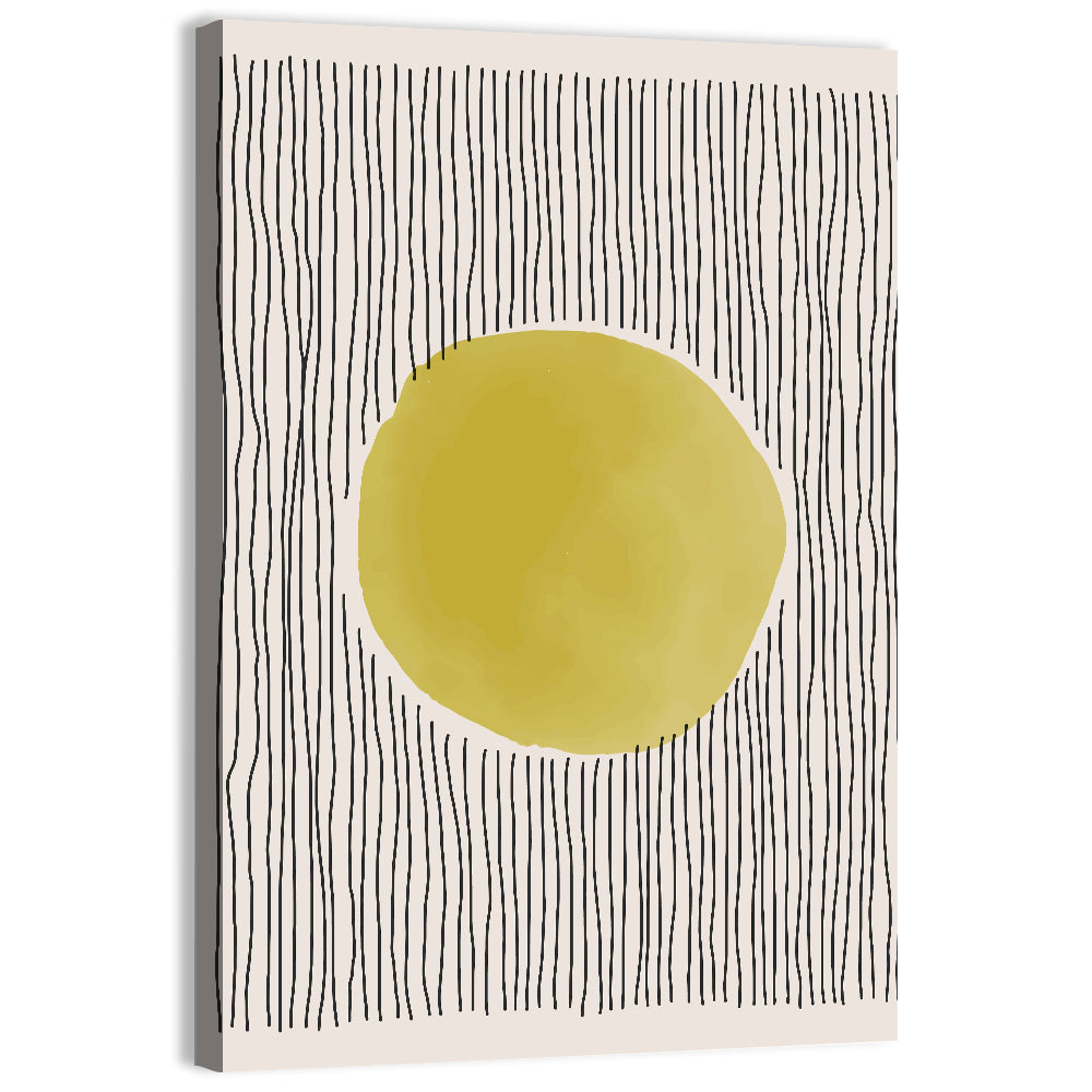 Watercolor Circle Minimalist Abstract Wall Art