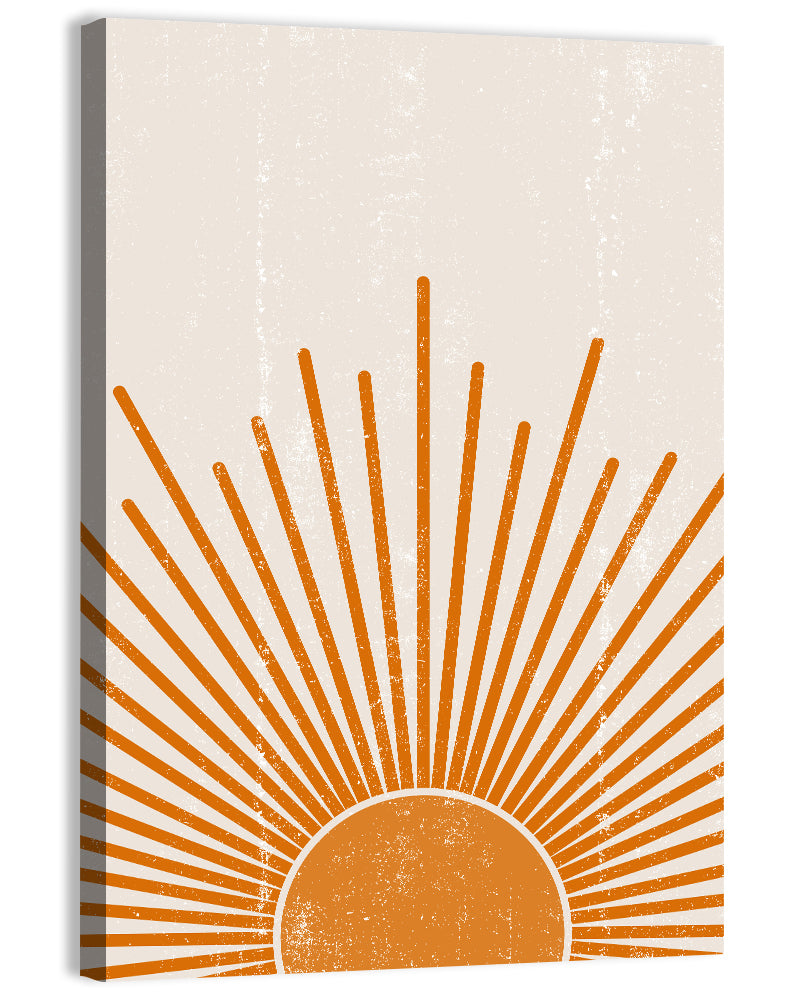 Sun Boho Minimalist II Wall Art