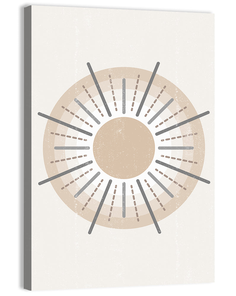 Concentric Boho Sun Iii Wall Art
