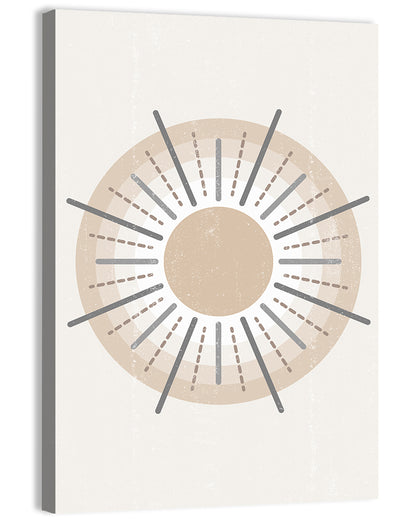 Sun Boho Minimalist III Wall Art