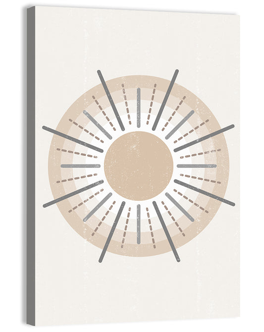 Sun Boho Minimalist III Wall Art