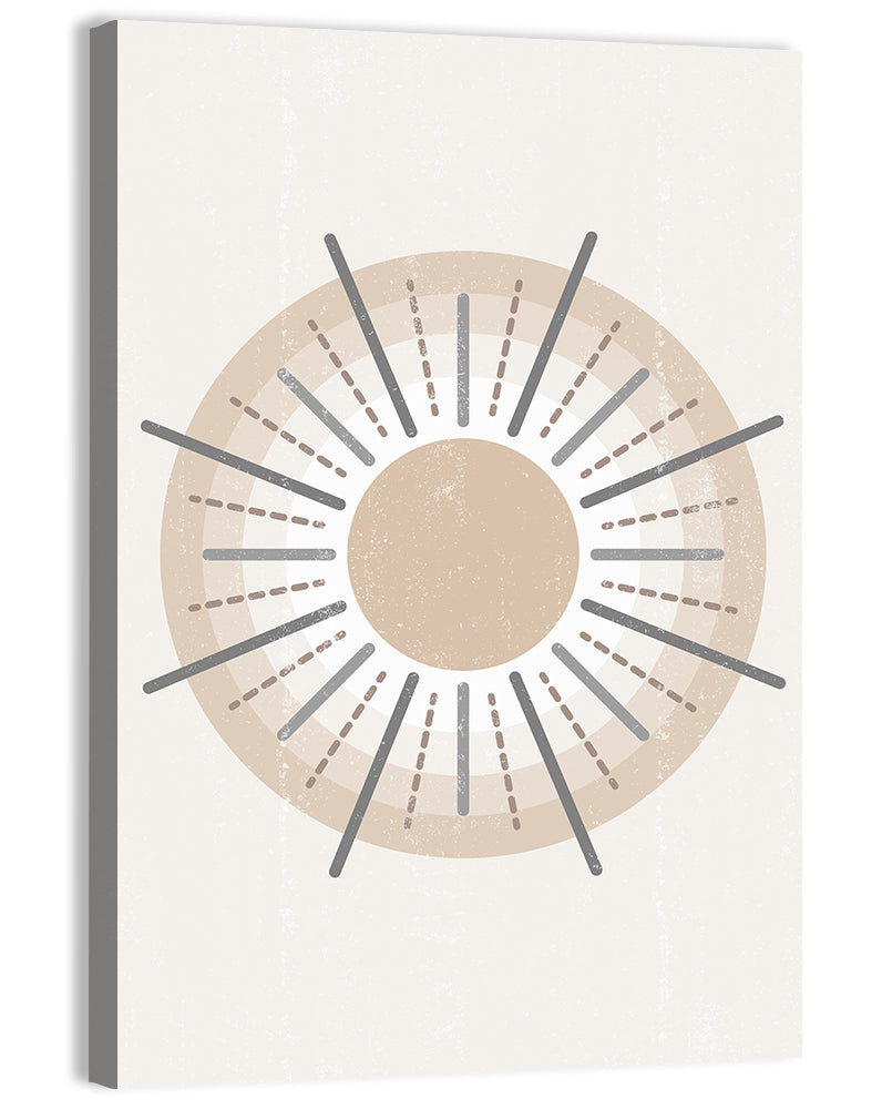 Sun Boho Minimalist III Wall Art