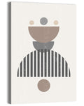 Stacked Sun and Moon Minimalist Wall Art