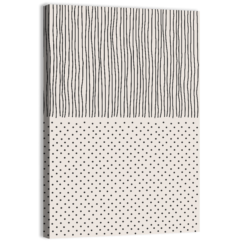 Minimalist Lines and Dots Wall Art