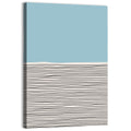 Blue Horizon Minimalist V Wall Art