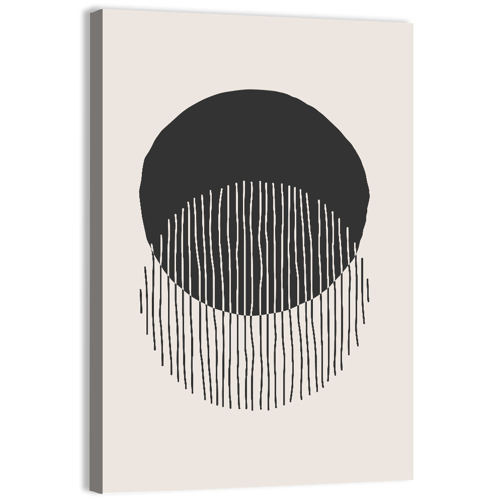 Moon Eclipse Minimalist Wall Art