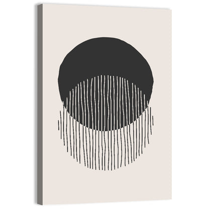 Moon Eclipse Minimalist Wall Art