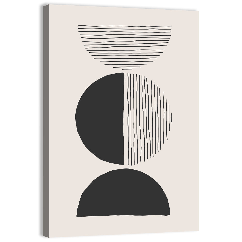 Moon Transition Wall Art, canvas print, portrait