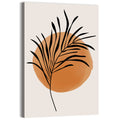 Long Palm Frond Minimalist Wall Art