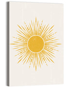 Golden Boho Sunburst Wall Art