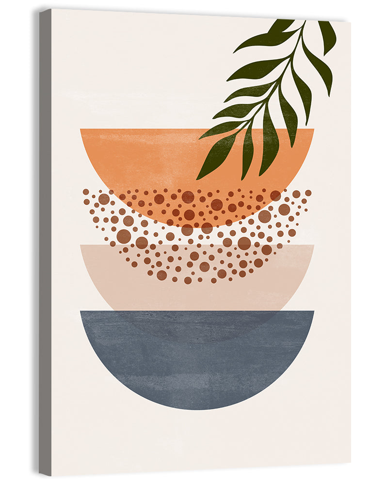 Stepping Stones Minimalist Wall Art, canvas print, portrait