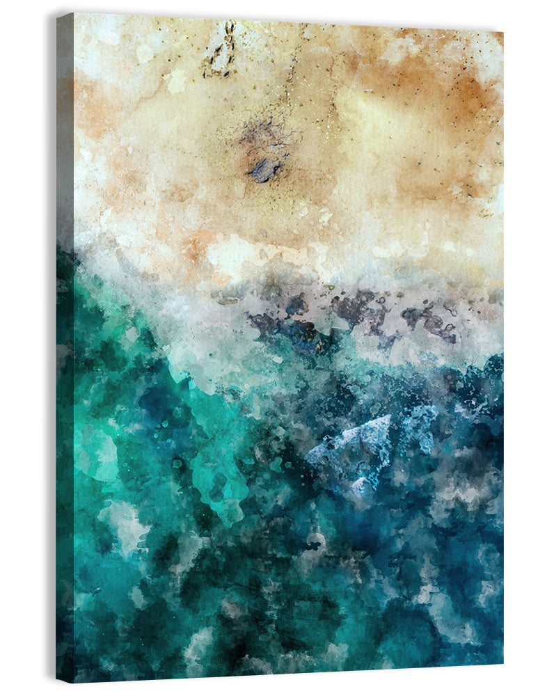Aerial Beach Abstract Wall Art