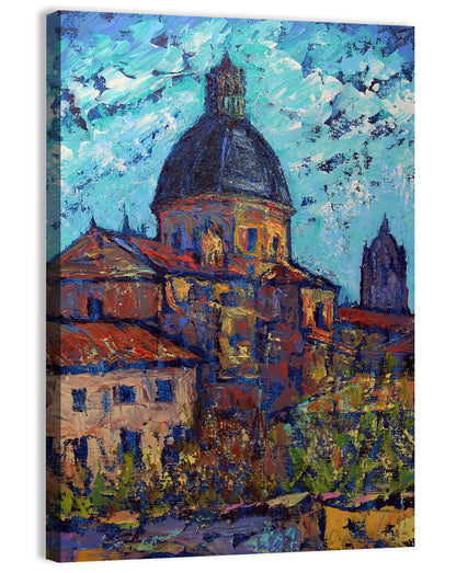 Salamanca Cathedral Dome Study Wall Art