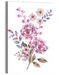 Lavender Watercolor Bouquet Wall Art