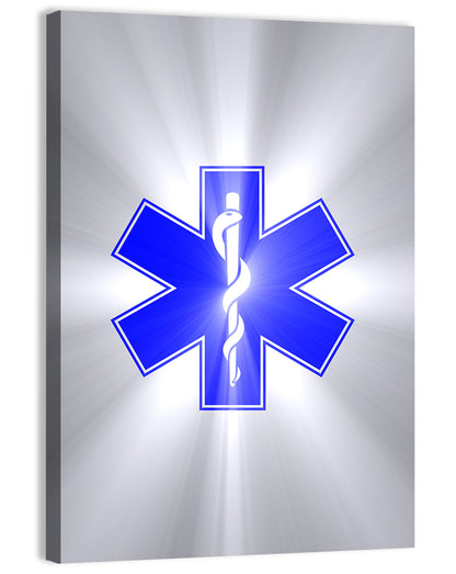 Emergency Medical Technician Symbol Wall Art