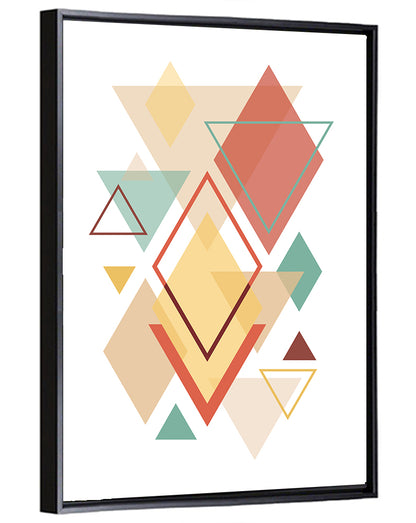 Layered Scandinavian Geometric Abstract Wall Art