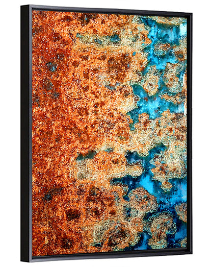 Rust Steel Abstract Pattern Wall Art