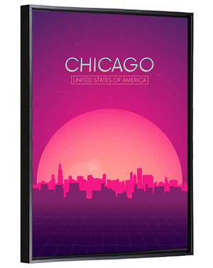 Chicago USA Skyline Wall Art