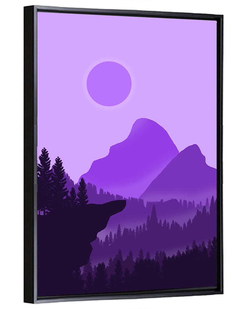 Purple Mountain Dusk Wall Art