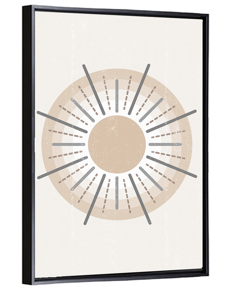 Concentric Boho Sun Iii Wall Art