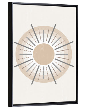 Sun Boho Minimalist III Wall Art