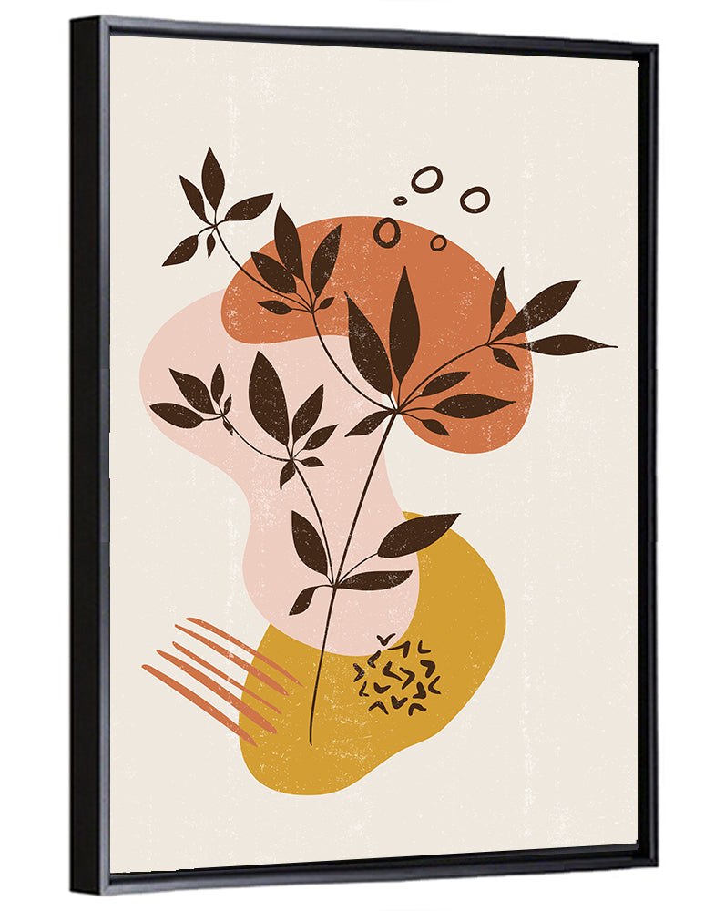 Mid-century Botanical Minimalist Wall Art